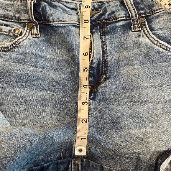 KUT From the Kloth Distressed Light Wash High Rise Shorts Size 6 - Picture 10 of 11